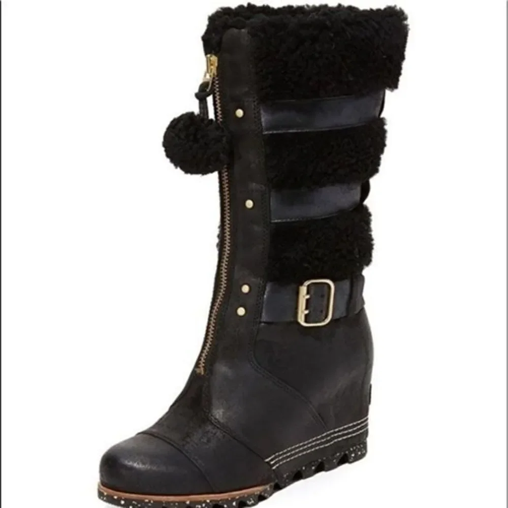 SOREL HELEN HOLIDAY size 8 sorel wedge helen holiday